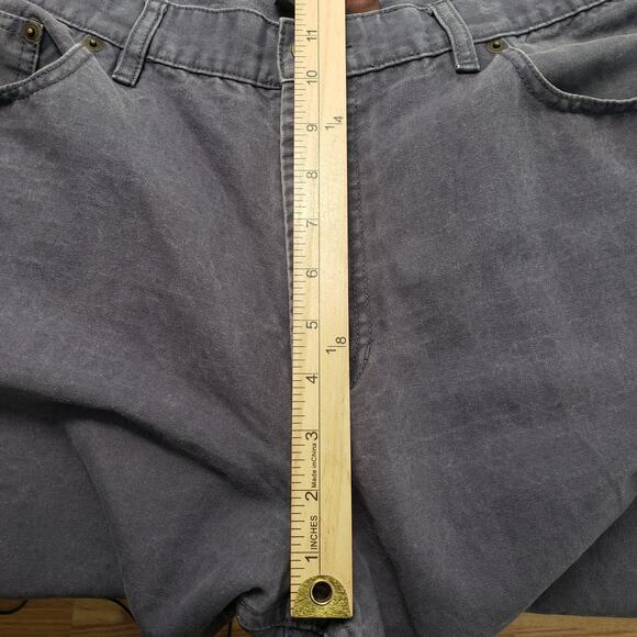Vintage Perry Ellis America Jeans Men 38x30 (Actual 35x27) Gray Relaxed Straight - Picture 6 of 16